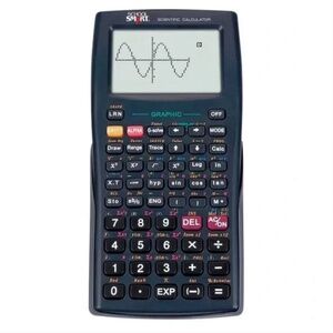 School Smart Scientific Graphing Calculator Black and Gray Tested & Working